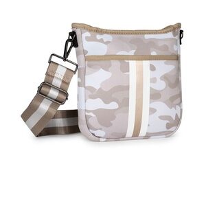 Stylish Haute Shore beige/tan Camouflage Crossbody Bag